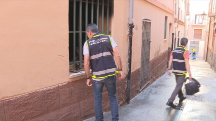 El incendio se declaró en la madrugada del viernes. / Aragón TV