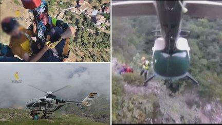 Varios rescates de la Guardia Civil en Aragón. / Guardia Civil