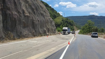 Reapertura al tráfico por la calzada habitual en el punto kilométrico 16,255 de la A-139, entre Santaliestra y Campo, Huesca. / Gobierno de Aragón