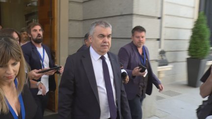 Santos Cerdán antes de entrar en prisión. / Aragón TV