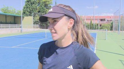 Irene Burillo, durante su charla con Aragón Deporte este viernes.