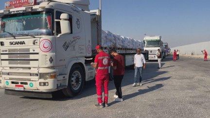 Israel va establecer rutas seguras para el tránsito de convoyes de la ONU. / AFP