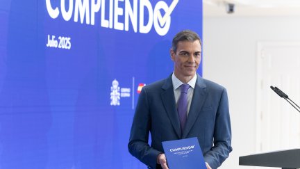 El presidente del Gobierno ha hecho balance de la legislatura./ Aragón TV