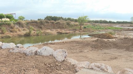 Cuenca del río Aguasvivas a su paso por Almochuel. / Aragón TV