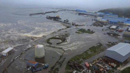 Zona inundada en Severo-Kurilsk, región de Sajalín, Rusia / EFE-SEVERO-KURILSK