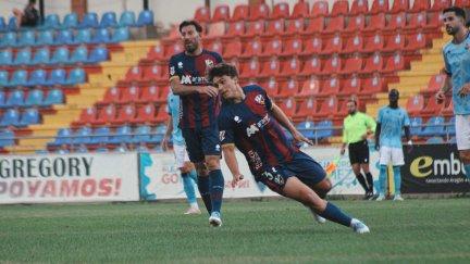 Una imagen del encuentro disputado este sábado en el campo Pinilla.