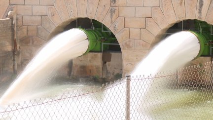 Embalse de Santolea, en Teruel. / Aragón TV