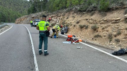 El accidente se produjo en la carretera TE-V-9121, en el término de Toril. | Guardia Civil