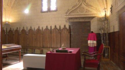 La catedral, poco a poco, va descubriendo a los visitantes nuevas zonas hasta ahora privadas. / Aragón TV