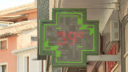 Los termómetros pueden alcanzar los 39 grados en el sur de la provincia de Huesca. / Aragón TV