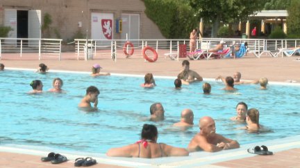 Durante la jornada de este viernes, el termómetro llegará a los 40 grados. / Aragón TV
