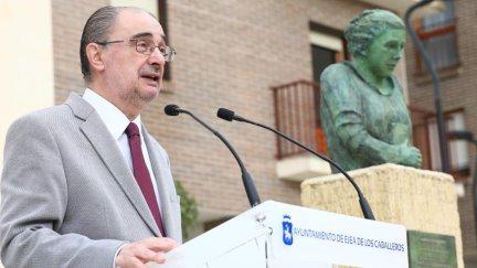 Javier Lambán será despedido en su Ejea de los Caballeros natal. / Gobierno de Aragón