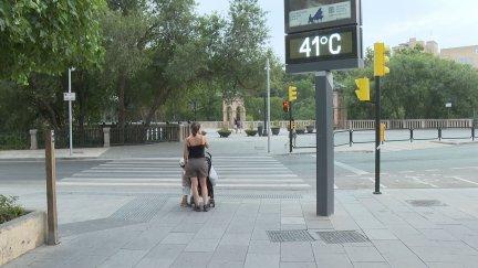 En Valdespartera los termómetros han alcanzado los 42,6 grados. / Aragón TV