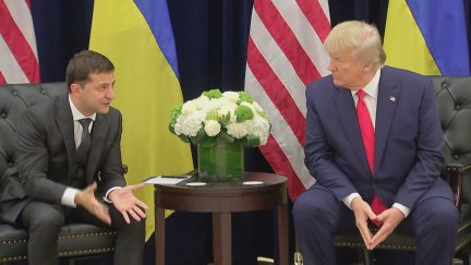 Donald Trump y Volodímir Zelenski en una reunión anterior. / Aragón TV