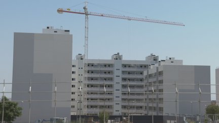 Viviendas en construcción en Zaragoza. / Aragón TV