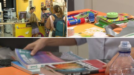 Las librerías y papelerías se llenan estos días de clientes por la vuelta al cole. / Aragón TV