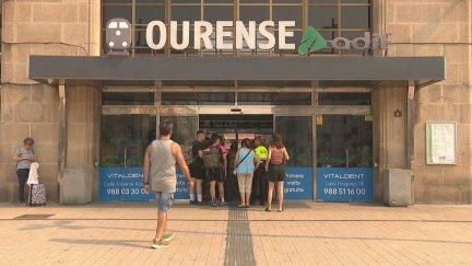 Pasajeros en la estación de Ourense. / Aragón TV