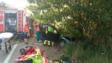 Los bomberos han tenido que excarcelar a la víctima. / Bomberos DPT