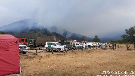 Este es el tercer destacamento aragonés que se envía a Castilla y León desde la semana pasada / Infoar