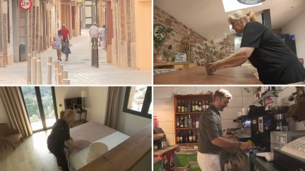 Pequeños emprendedores dan vida y recuperan servicios en localidades poco habitadas. / Aragón TV