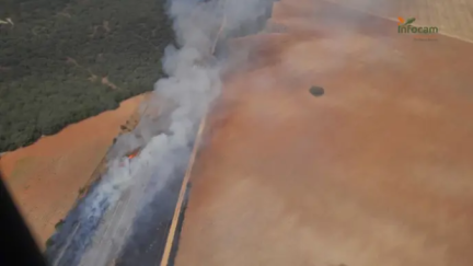 Incendio en Yebes (Guadalajara) que ha obligado a cortar la circulación del AVE - INFOCAM