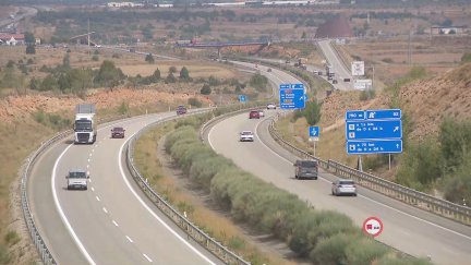 Operación especial retorno en las carreteras aragonesas. / Aragón TV