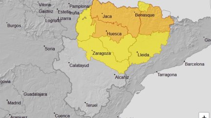 Los avisos se han activado para este domingo. / Aemet