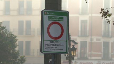 La Zona de Bajas Emisiones de Zaragoza iniciará la próxima semana su tercera fase de implantación. / Aragón TV