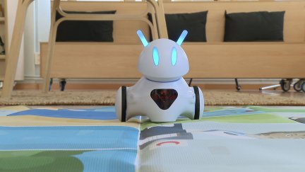 Uno de los pequeños robots que acompañará a los alumnos de infantil en su aprendizaje / Aragón TV