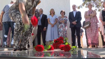 En 2021, sus restos fueron hallados en el cementerio de Fuendejalón, donde fue fusilada. / Aragón TV