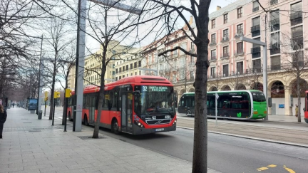 La huelga de autobuses queda suspendida tras el preacuerdo con la empresa. / Europa Press