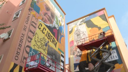 Arranca en Zaragoza la XX edición del Festival Asalto de arte urbano. / Aragón TV