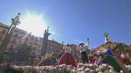 El país invitado a las fiestas del Pilar es una iniciativa puesta en marcha en 2012. / Aragón TV