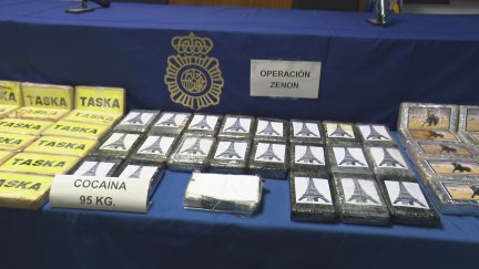 El valor de la cantidad incautada asciende a tres millones de euros / Policía Nacional