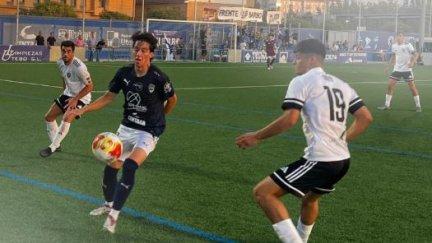Un momento del partido en Santa Ana