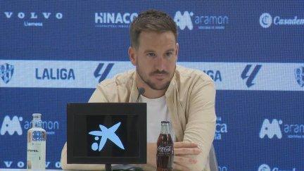 Sergi Guilló durante la rueda de prensa previa al encuentro