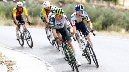 Fernando Barceló, durante la reciente Vuelta a España.
