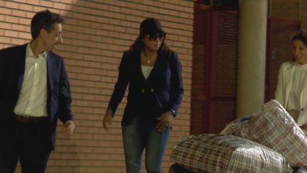 La Diabla ha abandonado este viernes la cárcel de Zuera. / Aragón TV