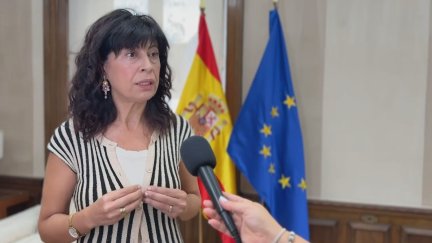 La ministra de Igualdad, Ana Redondo, este lunes en un videocomunicado.