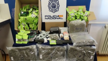 Alijo incautado por Policía Nacional en Teruel. / Policía Nacional