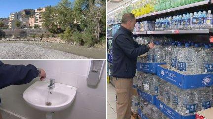 La causa del enturbiamiento del agua han sido las fuertes tormentas del pasado domingo y la caída de un rayo. / Aragón TV