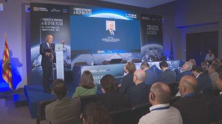 El I Congreso Internacional de Despoblación en Segura de los Baños (Teruel). / Aragón TV