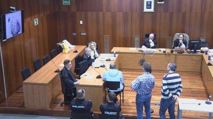 Juicio contra un hombre acusado de matar y robar a su 'camello' en Ejea de los Caballeros en junio de 2023. / Aragón TV