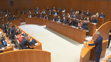 El Debate sobre el estado de la Comunidad ha concluido a las 19:30 de la tarde del jueves. / Aragón TV