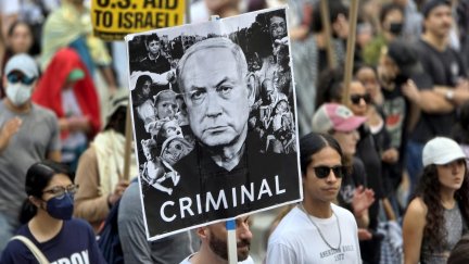 Manifestaciones en Nueva York contra Israel./ EFE/ Alberto Boal