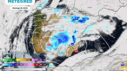 El centro del huracán Gabrielle podría tocar tierra en el suroeste peninsular a partir del domingo al mediodía. Meteored