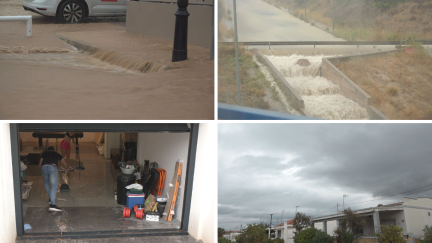 La borrasca Gabrielle mantiene en alerta a varias comunidades. / Aragón TV
