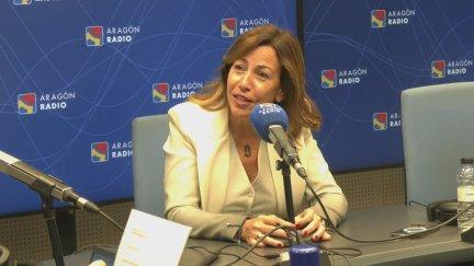 Natalia Chueca, alcaldesa de Zaragoza, en Aragón Radio. / Aragón Radio