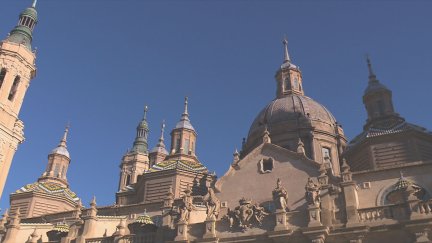 Imagen de la Basílica del Pilar. / Aragón TV