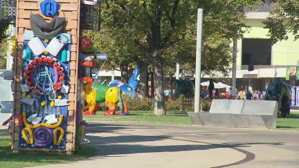 Río y Juego en la Expo es uno de los escenarios favoritos de los pequeños durante las Fiestas del Pilar. / Aragón Tv
